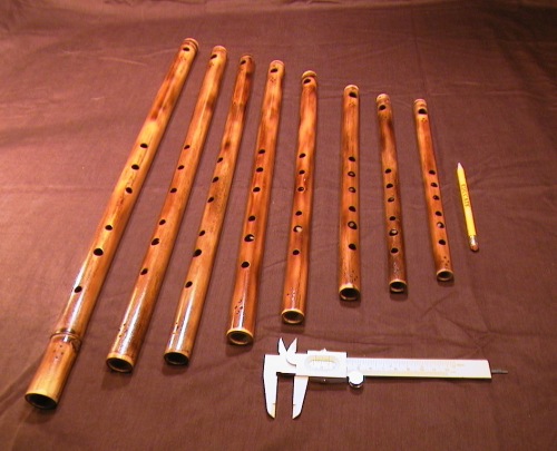 Handmade flutes by Wm. Miller